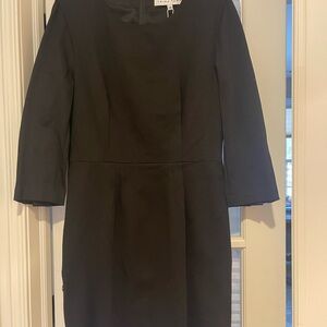 Trina Turk Black Sheath Dress with 3/4 Sleeves for Cocktail